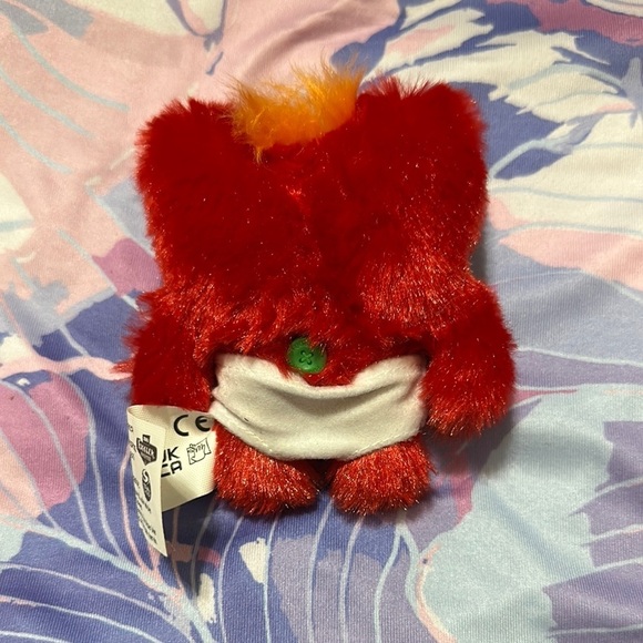 Fuggler New Baby Fugg Red Fuzzy Monster Stuffed Animal - Picture 4 of 5